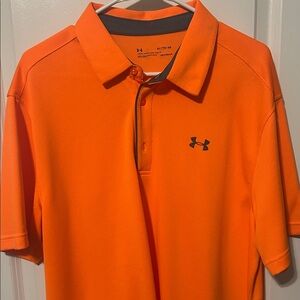 Under Armour Men's Vibrant Orange Polo